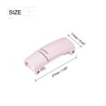 thumbnail image 2 of Uxcell 27 x 11 x 8mm Zinc Alloy Magnetic No Tie Lock Shoelace Buckle Pink 3 Pair, 2 of 5