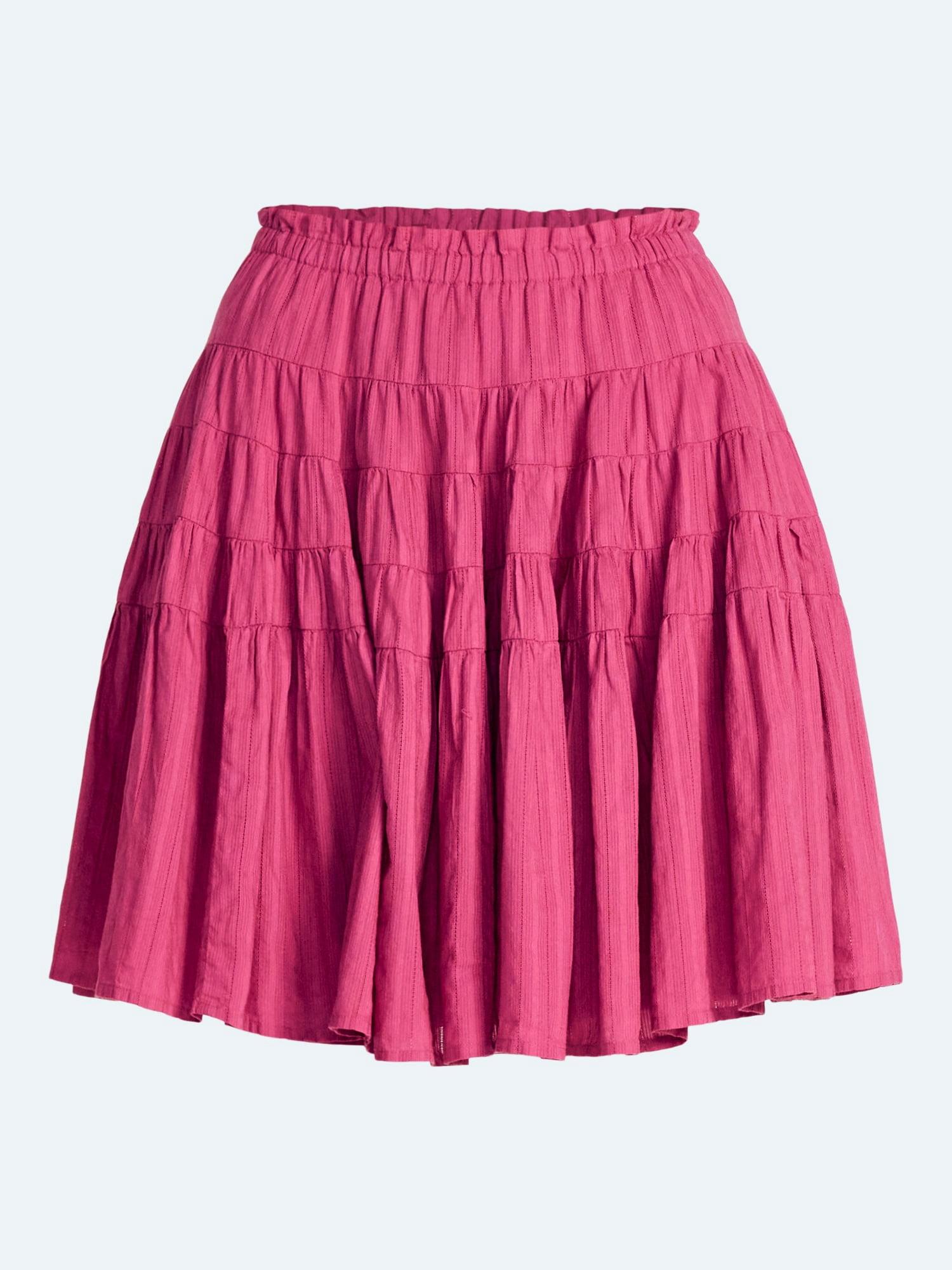 Scoop Women's and Women's Plus ATK Tiered Skirt, Sizes XS-4X