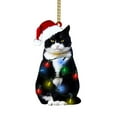 thumbnail image 2 of 2Pcs Home Decor Christmas Tree Hanging Ornaments Decorations Acrylic Hanging Pendant Ornaments for Christmas Decorations Hangs Happy 2026!, 2 of 6