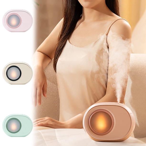 XWSHYW Electrodomésticos Hogar Mini Carga Inalámbrica Escritorio Pequeño Humidificador Luz Nocturna Capacidad Del Tanque de Agua 400 Ml Luz de Niebla Colorida Silenciosa y de Bajo Ruido