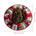 thumbnail image 3 of OANLKGI Christmas Rug 15.75 IN Round 3D Illusion Floor Mat Christmas Floor Mat Festive Christmas Area Rug for Indoor Entryway Living Room Bedroom Party Seasonal Home Decoration Multicolor, 3 of 5
