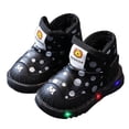 thumbnail image 1 of Girls Winter Solid Color Polka Dot Snow Boots Warm and Comfortable Boots, 1 of 5