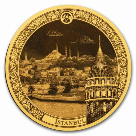 2025 Solomon Islands 1/100 oz Gold Istanbul (Blister Pack)