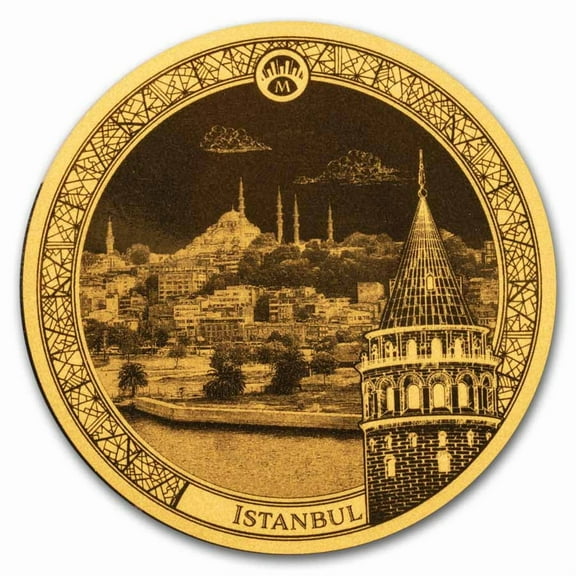 2025 Solomon Islands 1/100 oz Gold Istanbul (Blister Pack)