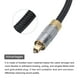 thumbnail image 4 of Cable Audio Óptico Unique Bargains Fibra Óptica 360 Grados 3.3 Ft Negro, 4 of 7