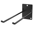 thumbnail image 6 of Heavy Duty Garage Tool Organizer Wall Mount, 10 Inch Space-Saving Dual Hooks for Garden Tools, Brooms, Rakes - Strong Iron Rack, 6 of 7