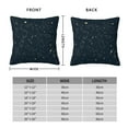 thumbnail image 4 of YFYANG Square Decorative Throw Pillow Case (Without Pillow Insert), Constellation Lines Texture Bedroom Sofa Car Cushion Cover, 18"x18", 4 of 9