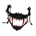 thumbnail image 2 of BELOVING Halloween Pratique Moitié pour Performance sur Scène Fête Jeu de Rôle Noir, 2 of 9