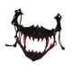 thumbnail image 2 of Máscara de Halloween Yuyangstore media máscara para presentaciones en el escenario Fiesta Juego de rol Negro, 2 of 8
