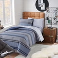 thumbnail image 4 of Campus Comforts by New Sega Home 2-Piece Reversible Comforter Set, Henry, Blue/Gray, Twin-XL, 4 of 8