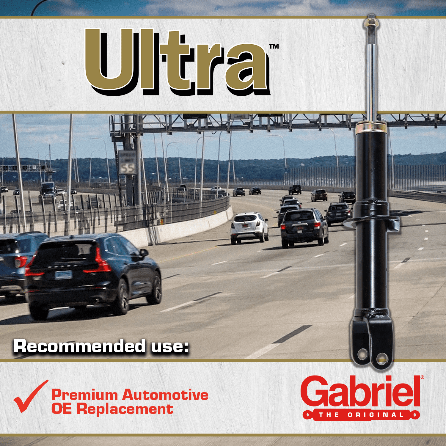 Gabriel G51910 Ultra Rear Strut Fits 05-09 Subaru Outback (1 pack)