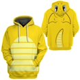 thumbnail image 3 of Pikachu Anime Elf 3D Digital Printing Fashion Casual Sweatshirt Hooded Pullover Zipper Shirt Birthday Gift, 3 of 5