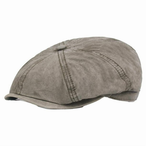 Boina de pintor para mujer, gorra plana multiusos, cómoda, holgada, ajuste universal Verde