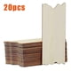 thumbnail image 2 of 20Pcs Unfinished Wood Signs Rectangle Wood Plaque Wood Pieces Ornaments with Jagged Edge for DIY Cr, 2 of 5
