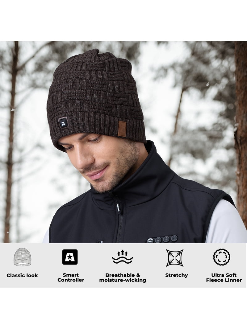 ARRIS Electric Winter Heated Beanie Hat with 7.4V  display picture 2