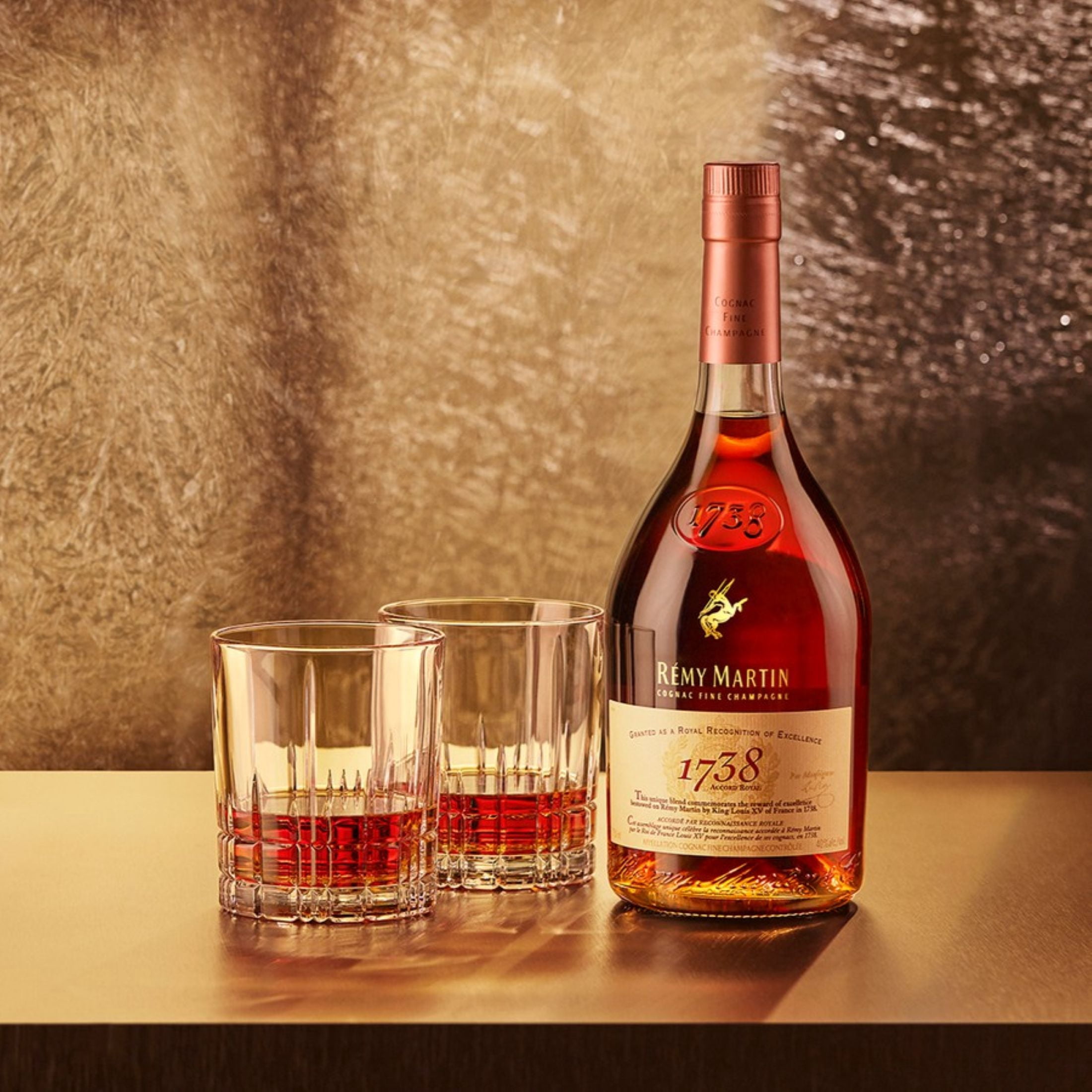 Remy Martin 1738 Accord Royal Cognac, 375 ml Glass Bottle, 40% ABV