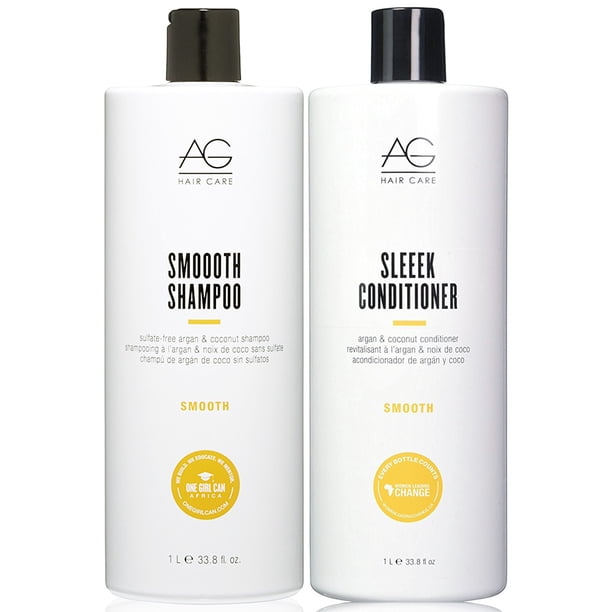 Ag Shampoo For Curly Hair AG Hair - AG Hair Cosmetics Smooth Argan & Coconut 33.8-ounce Shampoo