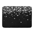 thumbnail image 1 of SIDONKU Jewelry Falling Gems Abstract Shiny Diamond Collection Crystal Sparkle Doormat Floor Rug Bath Mat 23.6x15.7 inch, 1 of 1