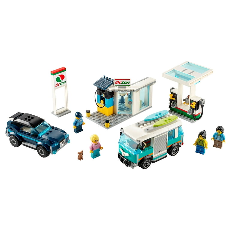 Uforudsete omstændigheder Sanktion ydre LEGO City Service Station 60257 Building Sets for Kids (354 Pieces) -  Walmart.com
