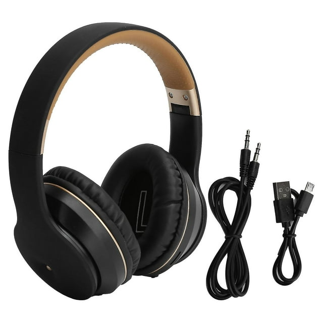 Foldable Bluetooth 5.0 Wireless Gaming Headset, ABS Over-Ear Computer Stereo Headphones