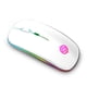thumbnail image 1 of Ordenador Ratón inalámbrico de 4 teclas con USB 1600DPI Ratones ópticos ergonómicos recargables ajustables Accesorio de viaje de oficina Blanco Inevent EL005094-02B, 1 of 7