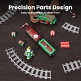 thumbnail image 6 of Technic Train Building Set, Locomotive Model Blocks Kit with Christmas Tree, RC Toy Train Sets for Boys Kids and Adults, 12039 App and Remote Control Steam Train with Motor (922 Pieces), 6 of 6