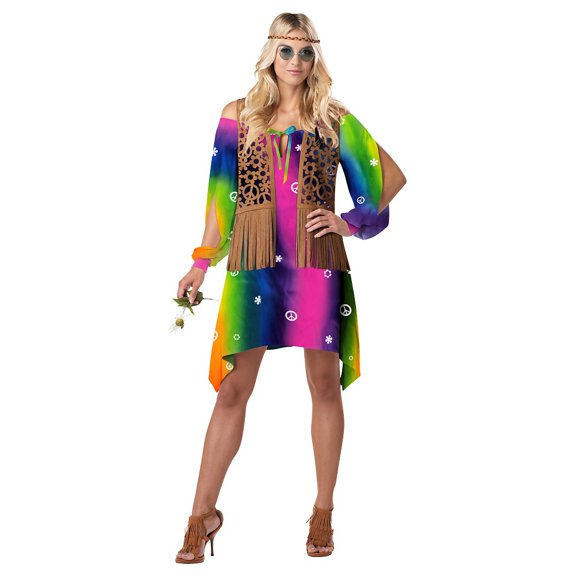Hippie Chick Adult Costume - X-Large
