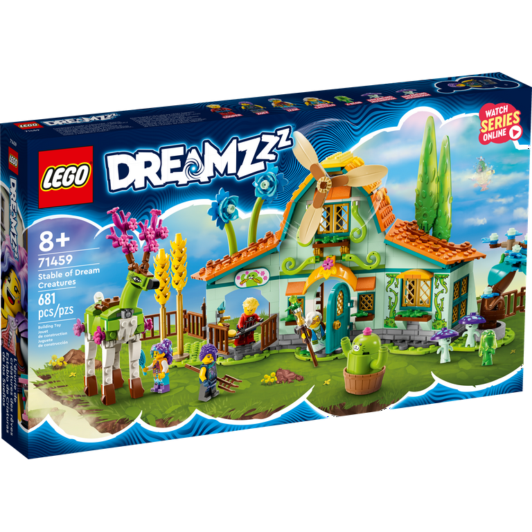 LEGO DREAMZzz 71459 Fantasy Creature Set, Builds Pegasus/Forest