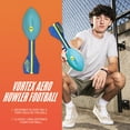 thumbnail image 2 of NERF Neon Vortex Aero Howler Foam Football - NERF Soft Vortex Football for Long-Distance Throws - Perfect for Pool + Beach Football - Kids Aero Howler Whistle Vortex Foam Ball - Neon, 2 of 10