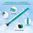 thumbnail image 3 of Jeringas Shaotong Luer Lock de 3 ml con tapa sin aguja, 50 unidades, 3 of 9