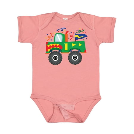 

Inktastic 1st Birthday Monster Truck Gift Baby Boy Bodysuit
