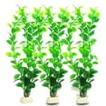 thumbnail image 5 of Artificial Green Seaweed Vivid Water Plants Plastic Fish Tank Plant Decorations for Aquarium, 5 of 5