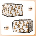 thumbnail image 3 of Daiia German Shepherd Dog Pattern 4 slice Toaster Cover, Toaster Appliance Dust-proof Cover For Kitchen Small Appliance Dust Cover and Fingerprint Protection, 3 of 7