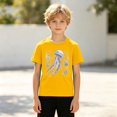 thumbnail image 2 of HCYSFG Boys Jellyfish T Shirt Crew Neck Short Sleeve Ocean Animal Graphic Relaxed Fit Casual Tee Everyday Summer Top, 2 of 5