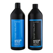 Matrix Total Results Moisture Me Rich Shampoo & Conditioner Duo Set 33.8 Ounce (Each) by Matrix