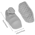 thumbnail image 3 of Puños de silicona sin dedos para gimnasio, guantes antideslizantes para levantamiento de pesas, protección ergonómica para las manos para cross training, culturismo y gimnasia, 3 of 5