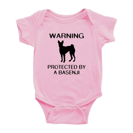 

Warning: Protected by A Basenji Dog Funny Baby Bodysuits (Pink 18-24 Months)
