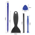 thumbnail image 2 of Uxcell 5 in 1 Set Electronics Repair Tool Kit Plastic Scraper Bar Set for Screen, 2 of 6