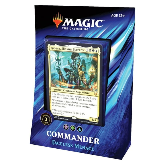 MtG Commander 2019 Faceless Menace Deck [Black Green Blue]