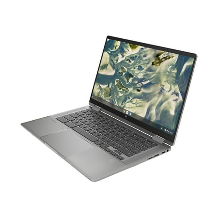 HP Chromebook x360 14c-cc0013dx - Flip design - Intel Core i3 1115G4 - Chrome OS - UHD Graphics - 8 GB RAM - 128 GB SSD NVMe - 14u0022 IPS touchscreen 1920 x 1080 (Full HD) - Wi-Fi 6 - mineral silver aluminum - kbd: US