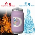 thumbnail image 4 of 12 Oz Purple Coffee Travel Mug for Mom with Lid, Double Wall Vacuum Reusable Stainless Steel Water Bottle Leak Proof Insulated Hot Cold Coffee Cup Gift for Mothers Day(1pcs), 4 of 5