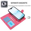 thumbnail image 2 of Allytechgroup Wallet Stand Case for iPhone 16 Pro Max, RFID Blocking PU Learher Rugged with Credit Card Slot Slim Fit Shockproof Full Body Cover for Apple iPhone 16 Pro Max, Rose, 2 of 6