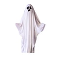 thumbnail image 5 of White Ghost Cape Halloween Role Play Outfit,Polyester Costume with Pumpkin Candy Storage Bag for Masquerade Party,Cosplay,Seasonal Themed Events, 5 of 6