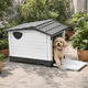 thumbnail image 4 of Casa Perro Ajolopet Mediano Pared Desmontable Gris, 4 of 7