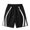 Black, variant on Mens Shorts Clothing Under $10 Casual Fashion Loose Drawstring Pockets Exercise Shorts Pants