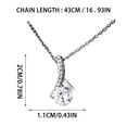thumbnail image 3 of Fiudx Collar de Regalo, Colgante de Cuatro Hojas, Diseño de Corazón Eterno, Cadena de Clavícula con Significado, Perfecto para Cualquier Ocasión, Ideal para Seres Queridos, Incluye Caja y Tarjeta de, 3 of 6