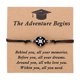 thumbnail image 3 of Pulsera de graduación para él o ella: pulsera unisex ajustable de cuerda tejida con caja de regalo y tarjeta con cita inspiradora. Regalo de graduación de secundaria o universidad para hombres, 3 of 5