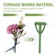 thumbnail image 4 of EeaseMX 1 Conjunto de 100pcs Pasaje de ramillete de plástico Flores Boutonniere Pines DIY Craft Broche, 4 of 8