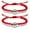 B, variant on SIfdSeng Soccer and Baseball Valentine's Day Bracelets for Men Women and Kids Stylish Accessories for Soccer Fans Team Spirit Gifts for Boys Girls Game Decor 2Pcs Summer Bracelets for Teen Girls