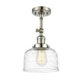 thumbnail image 3 of Innovations Lighting  Franklin Restoration Bell 1 Light 8" Semi-Flush Mount Polished Nickel, 3 of 5